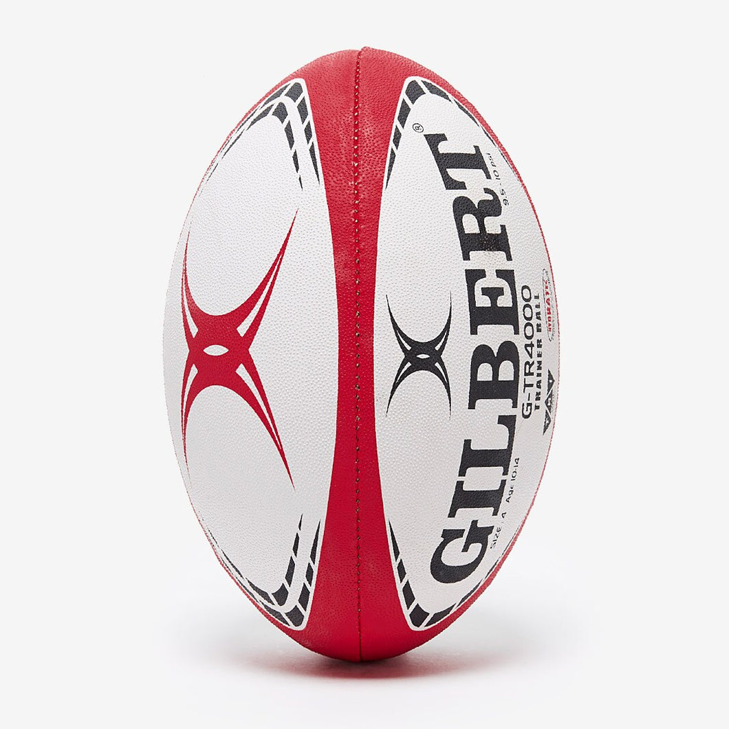 GILBERT G-TR4000 TRAINING RUGBY BALL - RED