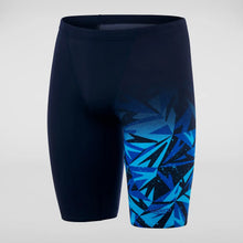 Load image into Gallery viewer, SPEEDO MENS  V-CUT HYPERBOOM JAMMER BLACK/BLUE
