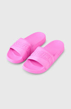Load image into Gallery viewer, ONEILL WOMENS EMBOSSED SLIDES ELECTRIC FUSHCIA
