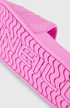 Load image into Gallery viewer, ONEILL WOMENS EMBOSSED SLIDES ELECTRIC FUSHCIA
