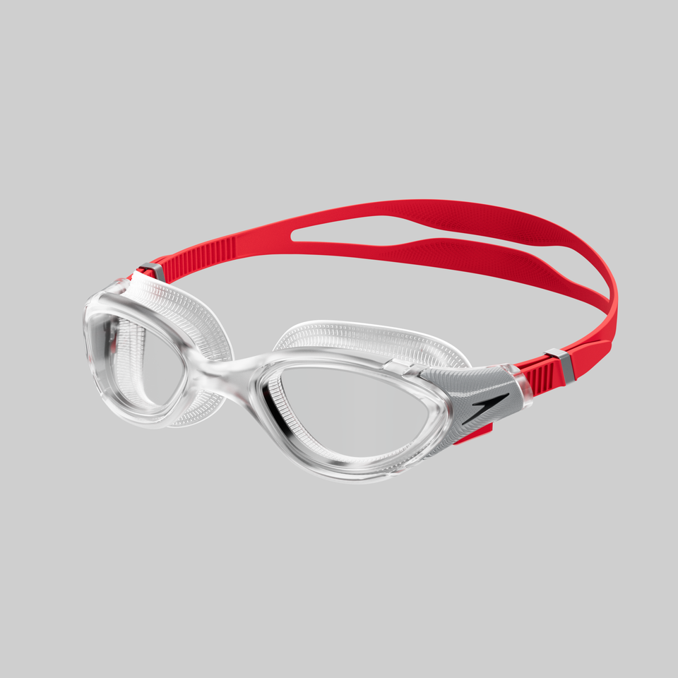 SPEEDO BIOFUSE 2.0 GOGGLES WHITE/RED/CLEAR