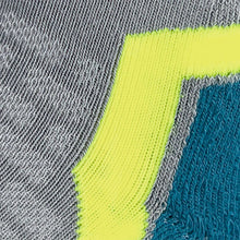 Load image into Gallery viewer, 1000 MILE MENS ACTIV QTR REPREVE SOCK BLACK/TEAL
