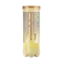 Load image into Gallery viewer, HEAD TOUR TENNIS BALL TUBE 3 PACK
