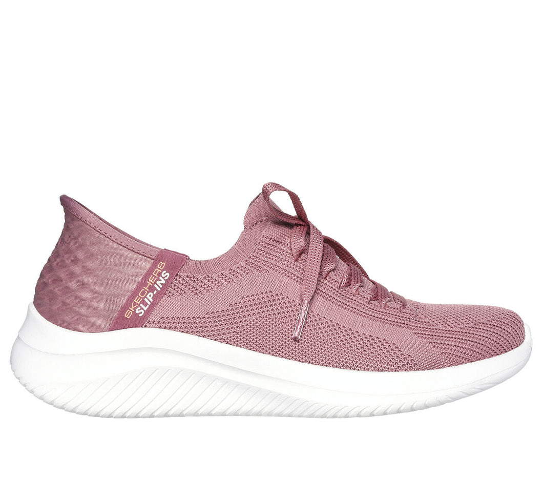 SKECHER WOMENS  ULTRA FLEX 3 SLIP IN MAUVE