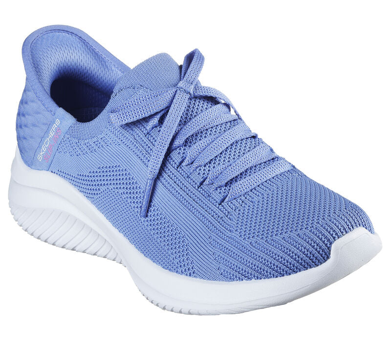 SKECHERS WOMENS ULTRA FLEX 3.0 SLIP ON PERIWINKLE