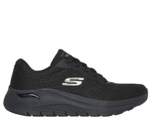 Load image into Gallery viewer, SKECHERS WOMENS ARCH FIT 2.0 BIG LEAGUE BLACK
