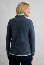 Load image into Gallery viewer, WEIRD FISH WOMENS BEYONCE 1/4 ZIP FLEECE RICH NAVY
