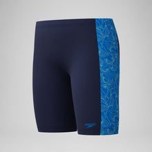 Load image into Gallery viewer, SPEEDO BOYS HYPERBOOM PANEL JAMMER BLACK/BLUE
