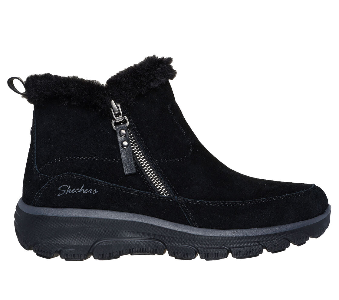 Memory Foam Skechers Snow Boots Uk Skechers 167882 Trego Olive