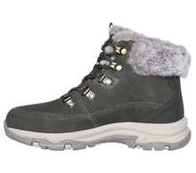 Load image into Gallery viewer, SKECHERS WOMENS TREGO SNOW WORRIES OLIVE
