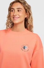 Load image into Gallery viewer, ONEILL WOMENS SUMMER MUSTHAVE CREW JUMPER FUNKY PEACH
