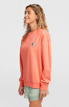 Load image into Gallery viewer, ONEILL WOMENS SUMMER MUSTHAVE CREW JUMPER FUNKY PEACH
