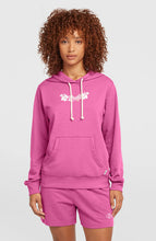 Load image into Gallery viewer, ONEILL WOMENS ESSENTIAL SCRIPT HOODIE ELECTRIC FUSCHIA

