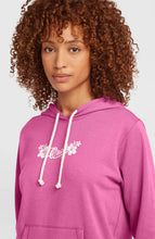 Load image into Gallery viewer, ONEILL WOMENS ESSENTIAL SCRIPT HOODIE ELECTRIC FUSCHIA
