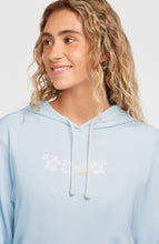 Load image into Gallery viewer, ONEILL WOMENS ESSENTIAL SCRIPT HOODIE SPINDLE BLUE
