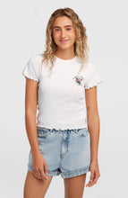 Load image into Gallery viewer, ONEILL WOMENS RIB TSHIRT SNOW WHITE
