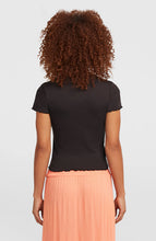 Load image into Gallery viewer, ONEILL WOMENS RIB TSHIRT BLACK OUT

