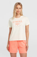 Load image into Gallery viewer, ONEILL WOMENS FRONT PRINT TSHIRT SNOW WHITE
