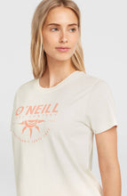 Load image into Gallery viewer, ONEILL WOMENS FRONT PRINT TSHIRT SNOW WHITE
