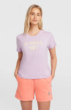 Load image into Gallery viewer, ONEILL WOMENS FRONT PRINT TSHIRT PALE LAVENDER
