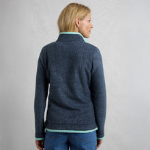 Load image into Gallery viewer, WEIRD FISH LADIES ARIANA FULL ZIP FLEECE RICH NAVY

