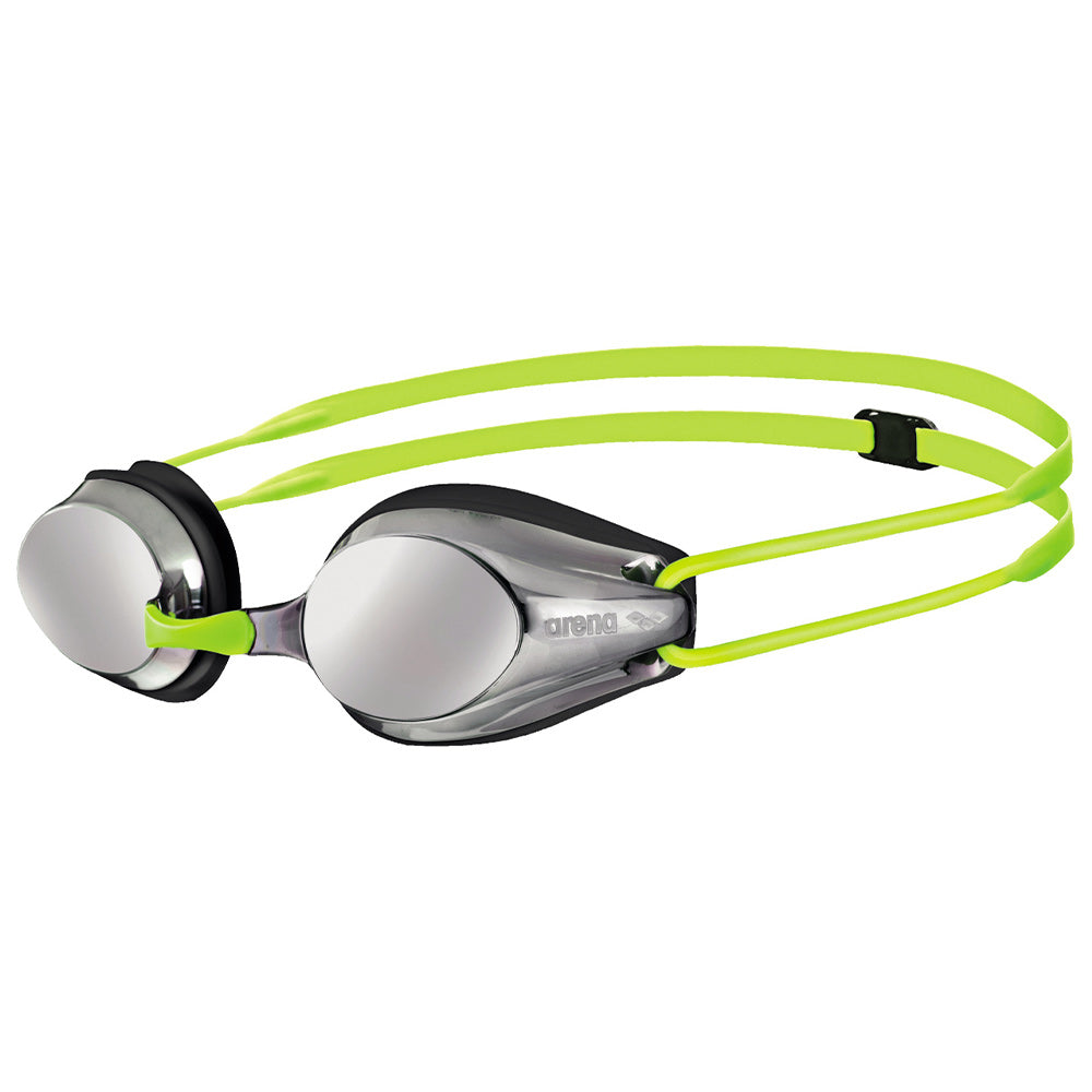 ARENA TRACKS MIRROR JUNIOR GOGGLES SILVER/BLACK/FLUORESCENT YELLOW