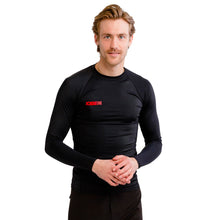 Load image into Gallery viewer, JOBE LONGSLEEVE RASHGUARD BLACK/RED
