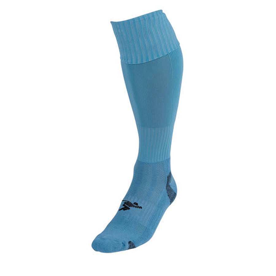 PRECISION PLAIN PRO FOOTBALL SOCKS IN SKYBLUE MENS 7-11