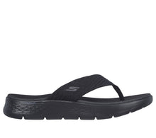 Load image into Gallery viewer, SKECHERS WOMENS  GOWALK FLEX SANDAL BLACK
