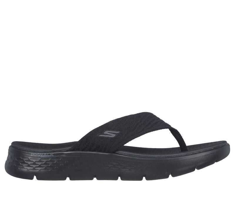 SKECHERS WOMENS  GOWALK FLEX SANDAL BLACK