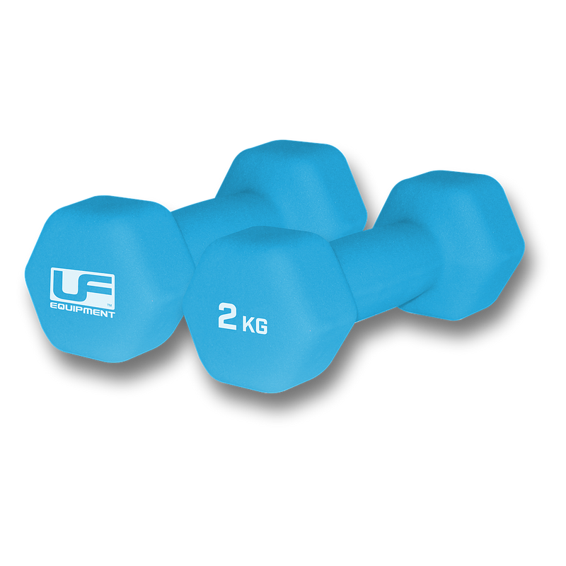 URBAN FITNESS HEX DUMBBELLS 2x2KG
