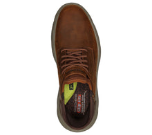 Load image into Gallery viewer, SKECHERS MENS GARZA GERVIN SLIP IN DARK BROWN
