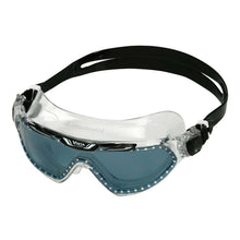 Load image into Gallery viewer, AQUASPHERE VISTA XP SWIM MASK GOGGLES SMOKE LENS CLEAR BLACK STRAP
