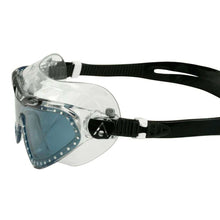 Load image into Gallery viewer, AQUASPHERE VISTA XP SWIM MASK GOGGLES SMOKE LENS CLEAR BLACK STRAP
