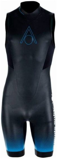 AQUASPHERE WOMENS AQUASKIN SHORTY V3 BLACK/BLUE LARGE