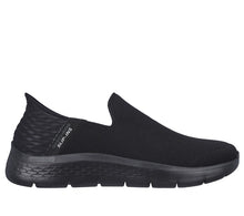 Load image into Gallery viewer, SKECHERS WOMENS  GO WALK FLEX SLIP IN BLACK
