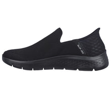 Load image into Gallery viewer, SKECHERS WOMENS  GO WALK FLEX SLIP IN BLACK
