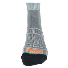 Load image into Gallery viewer, 1000 MILE MENS TRAIL21 SINGLE LAYER SOCK TWIN PACK GREY
