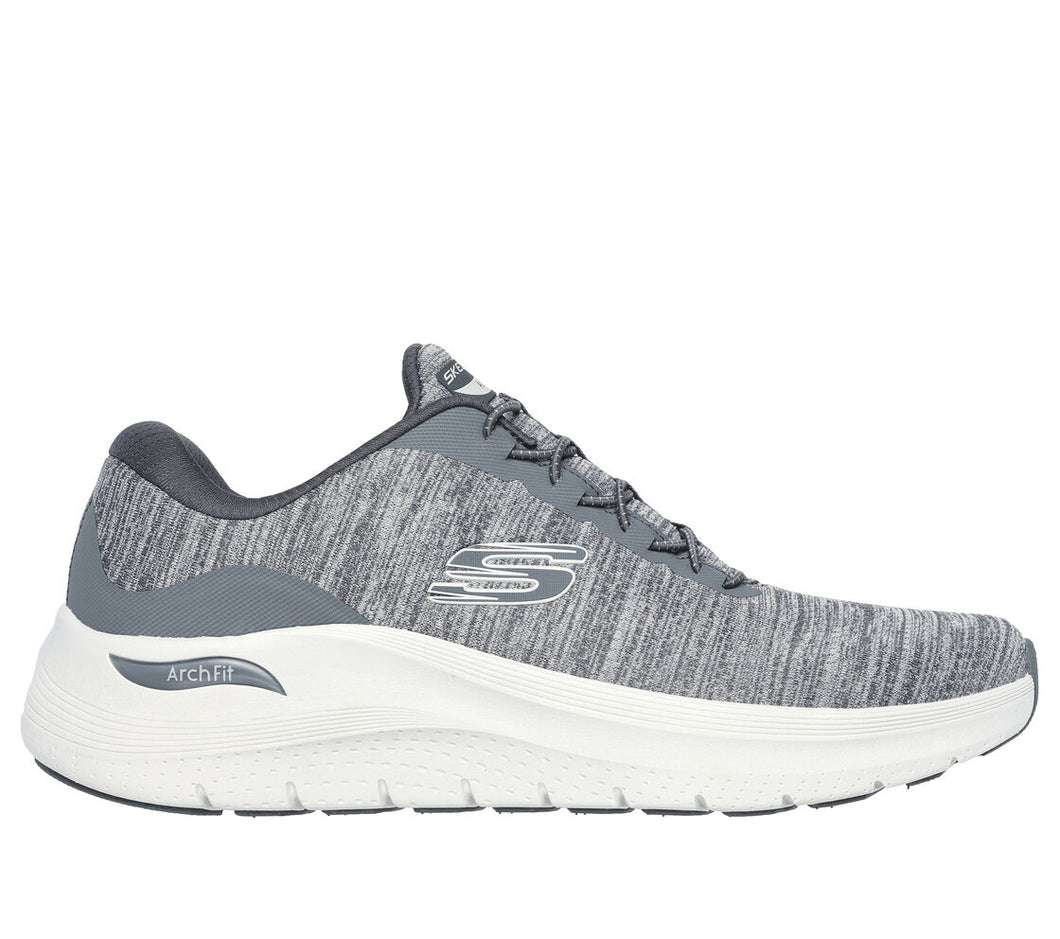 SKECHERS MENS ARCH FIT 2.0 UPPERHAND TRAINER - GREY