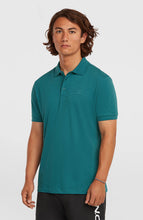 Load image into Gallery viewer, ONEILL MENS SLUB POLO BOTANICAL HEAT GREEN
