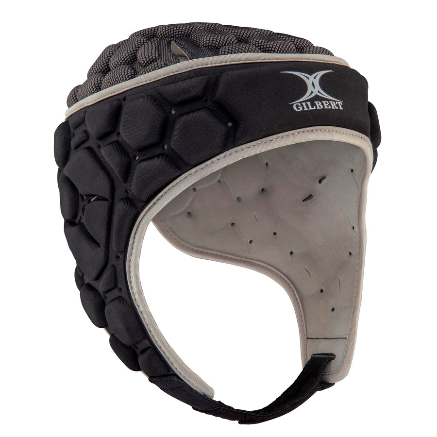 GILBERT RUGBY FALCON HEADGUARD 200 BLACK/ SILVER