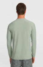 Load image into Gallery viewer, ONEILL MENS RASH VEST SKINS LONG SLEEVE MARBLE ARCH GREEN
