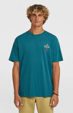 Load image into Gallery viewer, ONEILL MENS CHEST PRINT T-SHIRT BOTANICAL HEAT GREEN
