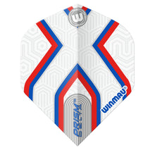 Load image into Gallery viewer, WINMAU PRISM DELTA DART FLIGHTS WHITE/BLUE
