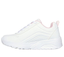 Load image into Gallery viewer, SKECHERS GIRLS UNO LITE EASY ZIP WHITE
