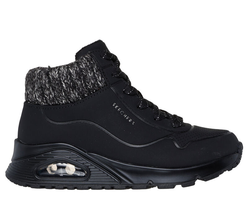 SKECHERS GIRLS UNO GENERATION 1 DARLING DAZE BLACK