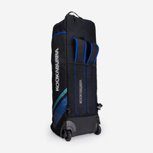 Load image into Gallery viewer, KOOKABURRA WD5000 WHEELIE DUFFLE BLACK/DARKBLUE
