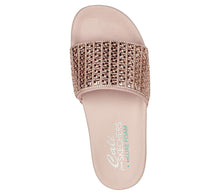 Load image into Gallery viewer, SKECHERS WOMENS POP UP NEW SPARKLE SLIDE ROSE
