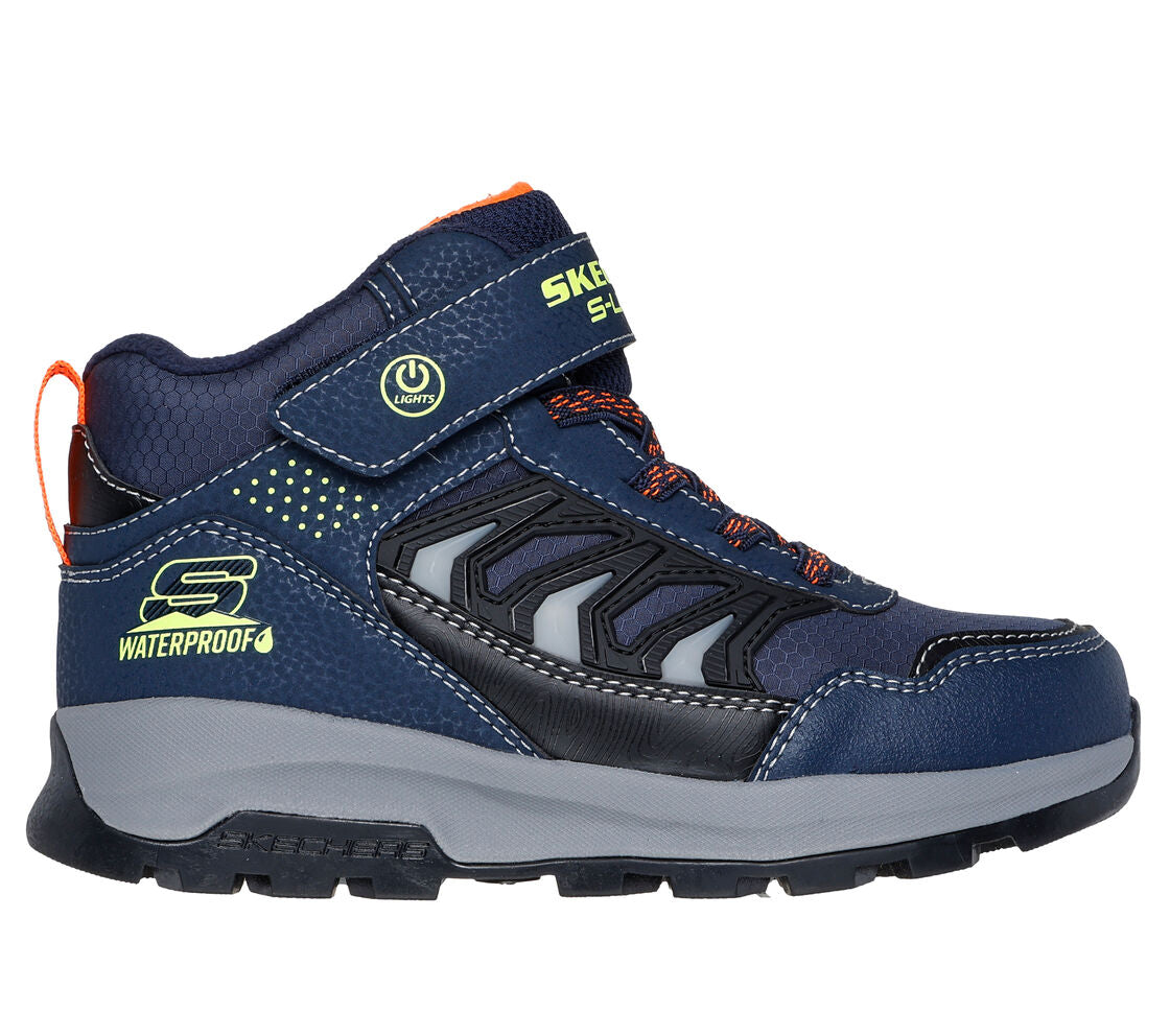 SKECHERS KIDS S LIGHTS STORM BLAZER GLOW ROAM NAVY BLACK