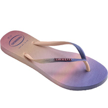 Load image into Gallery viewer, HAVAIANAS LADIES SLIM GRADIENT SUNSET BALLET ROSE FLIP FLOPS
